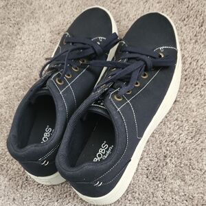 BOBS Men's Navy Sneakers with Memory Foam!